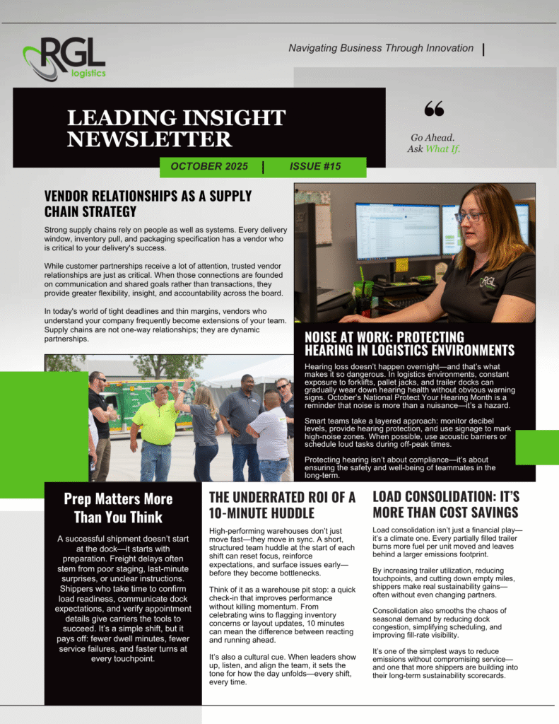 October 2025 Edition of RGL's Leading Insight Newsletter